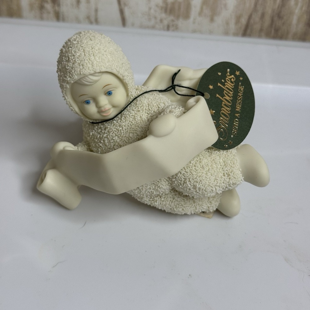 Department 56 Dept Snowbabies Send A Message Dept 56 Y2K